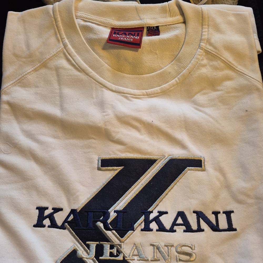Karl Kani Cream Logo Sweatshirt